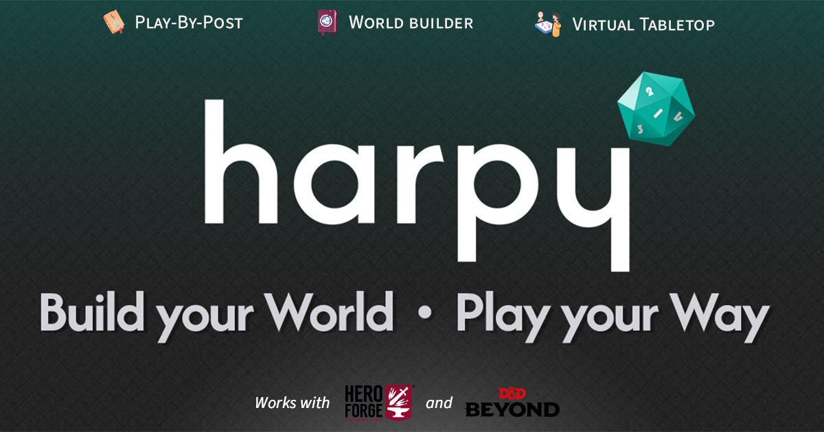 Harpy - All-in-one TTRPG platform